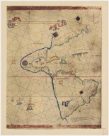 Map of the World by Viconte di Maiollo, 1527.Part 4