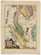 Royaume de Siam, avec les royaumes qui luy sont tributaires, et les isles de Sumatra, Andemaon, etc.