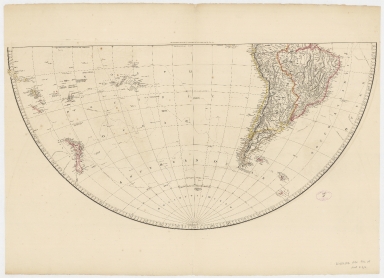 Map of the world on a globular projection : exhibiting particularly the nautical researches of Capn. James Cook, F.R.S. with all the recent discoveries to the present time.Part 4