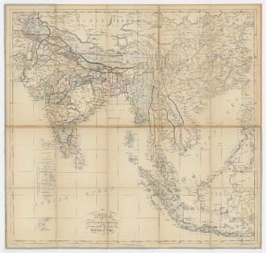 India and countries adjacent : to accompany Symond's Introduction to the geography of India