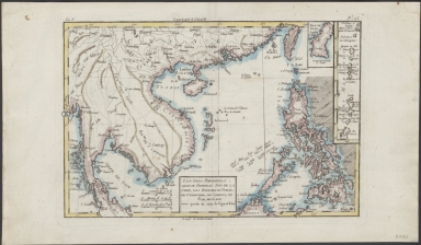 Les isles Philippines, celle de Formose, le sud de la Chine, les royaumes de Tunkin, de Cochinchine, de Camboge, de Siam, des Laos, avec partie de ceux de Pegu et d'Ava