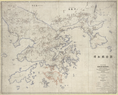 Map of the Sun-On-District, (Kwangtung Province) = 新安縣全圖