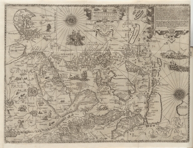 The Nauigation of the Portingales into the East Indies, containing their trauels by Sea, into East India, and from the East Indies into Portingall, also from the Portingall Indies to Malacca, China, Iapon, the Islands of Iaua and Sunda ...