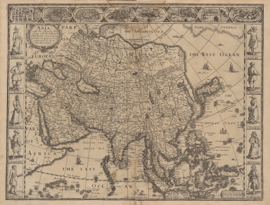 Asia with the Islands adjoining described, the attire of the people, & Townes of importance