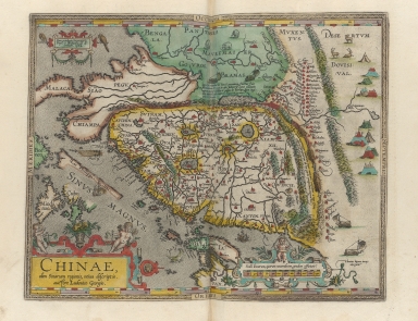 A new representation of China, once called the region of the Chinese, by Ludovicus Georgius