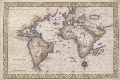 Eastern coast of North America, South America, Atlantic Ocean, Europe ( including Scandinavia), Africa, the Near East