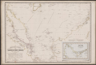 Reduced map of the Chinese Sea : 1st or southern leaf. eng