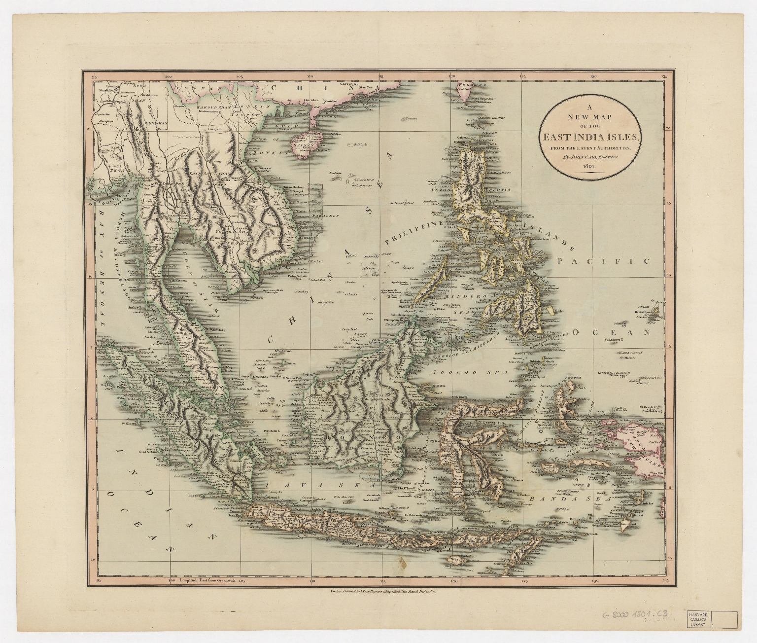 A new map of the East India Isles from the latest authorities
