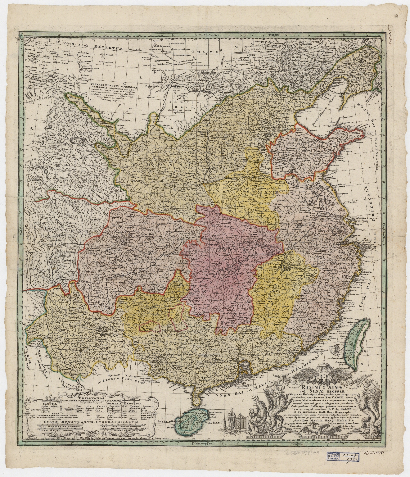 Map of China, and a description of the work of missionaries in China