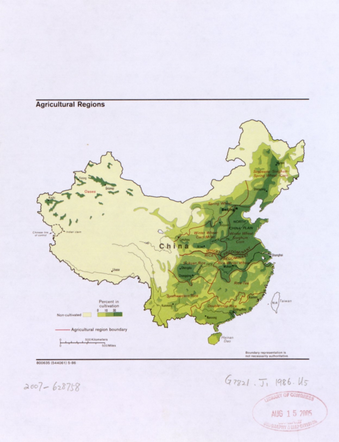 Agriculture regions : [China]