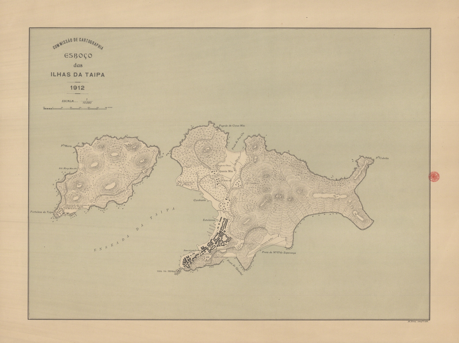 Esboço das Ilhas da Taipa