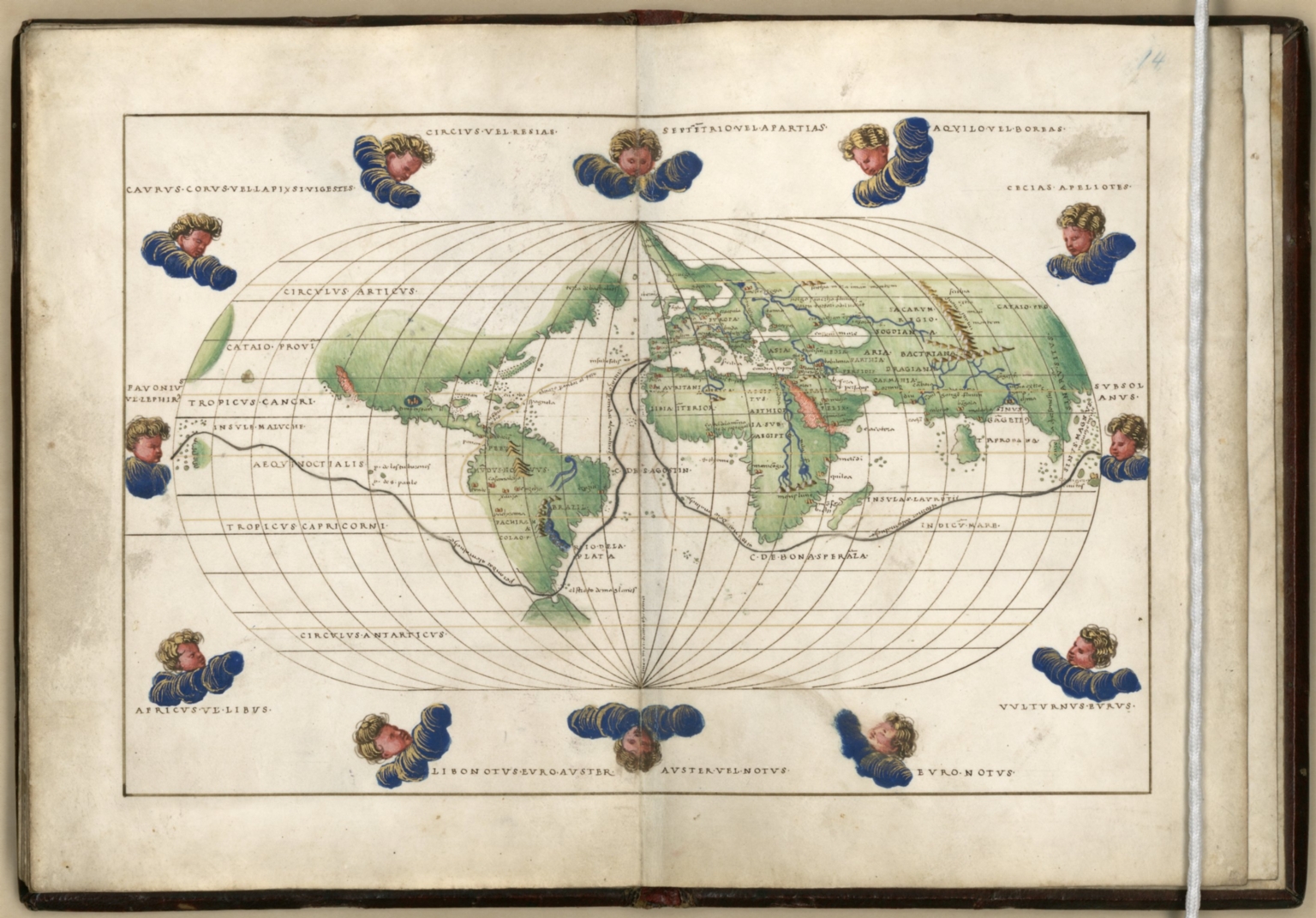 [A world map from Portolan atlas]