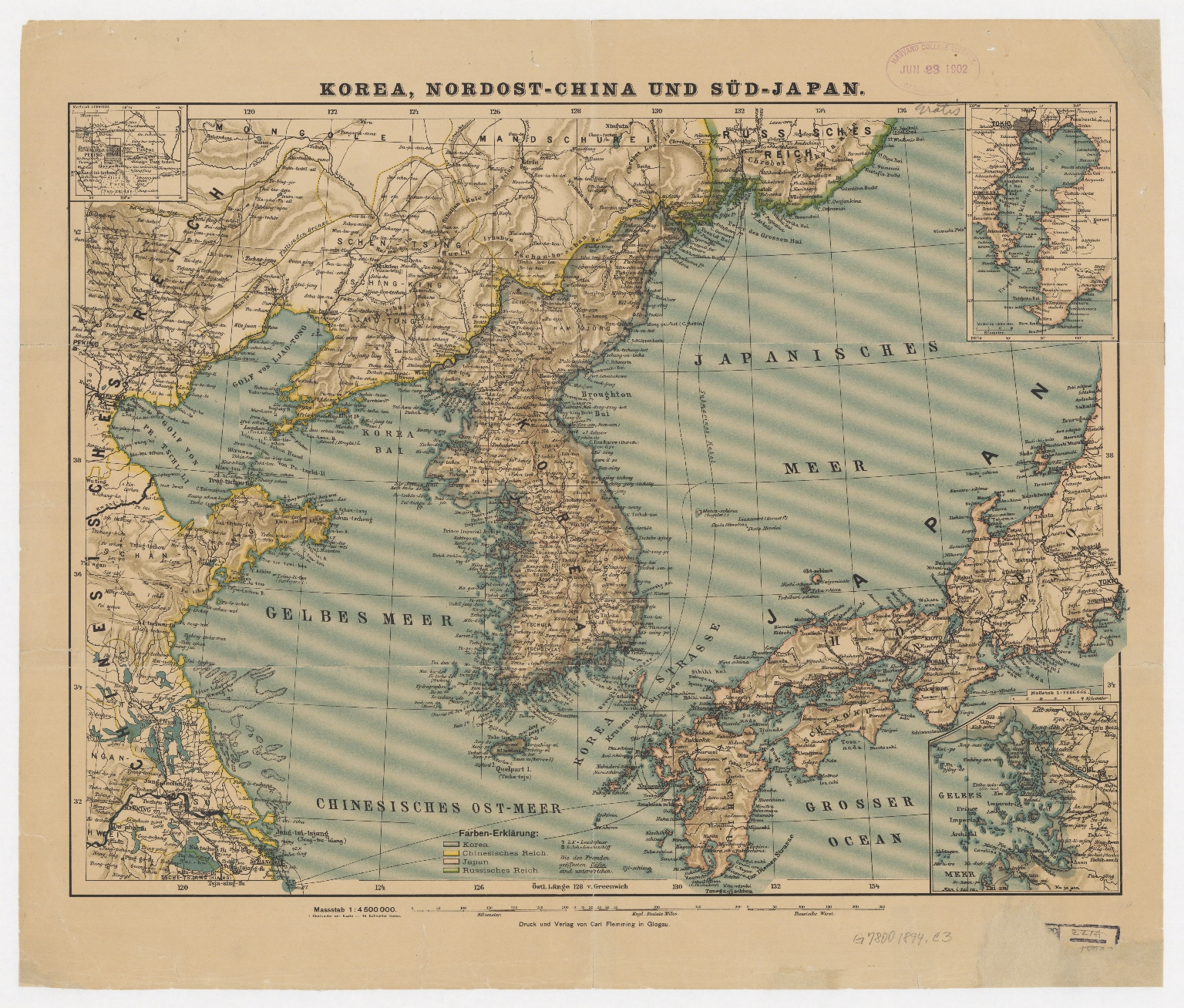 Korea, Northeast China, and South Japan