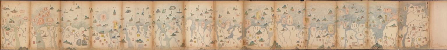 萬里海防圖說 = Illustrated map of Qing Empire coastal fortifications. Part 2