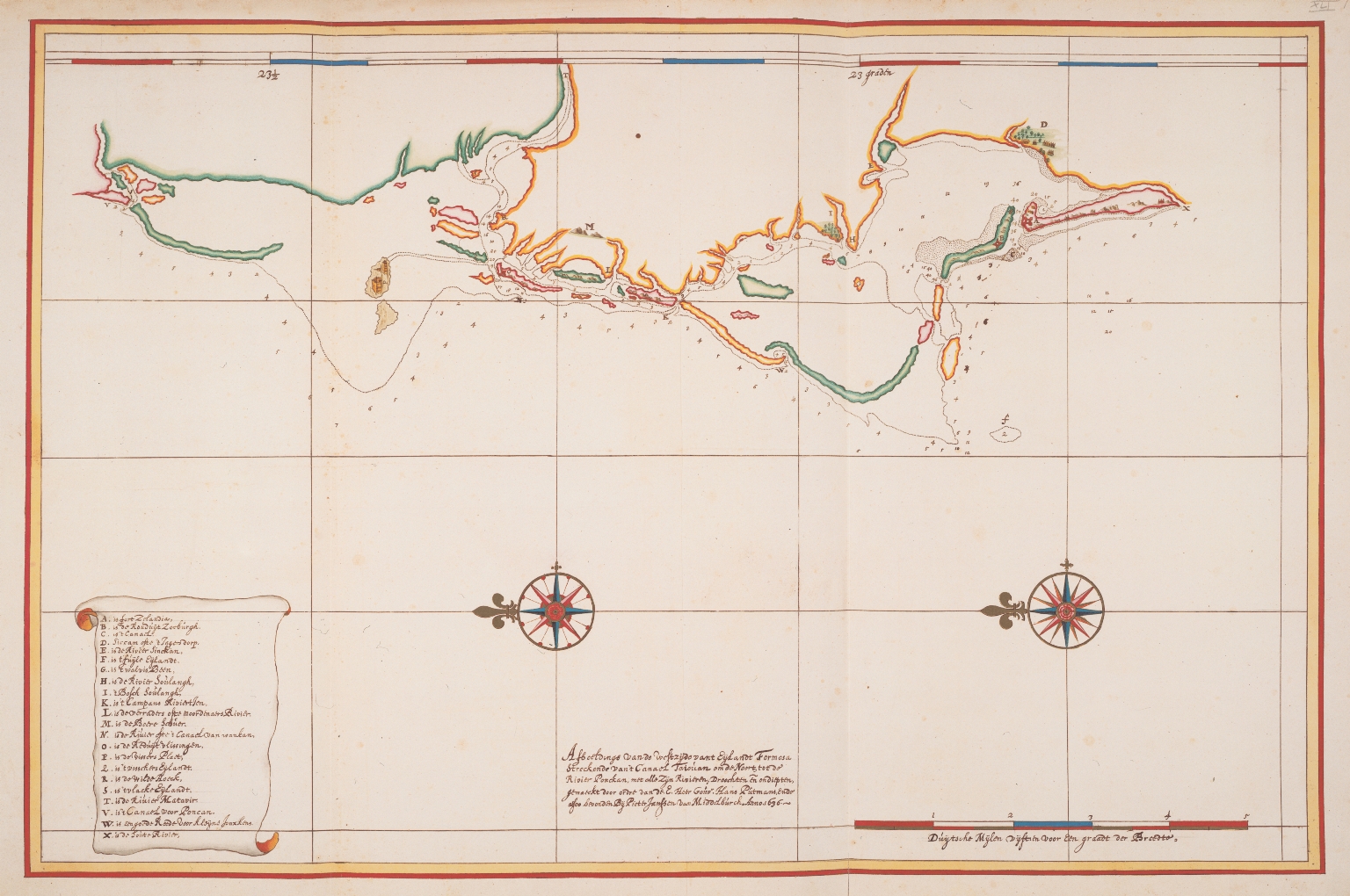 Map of the west coast of Formosa