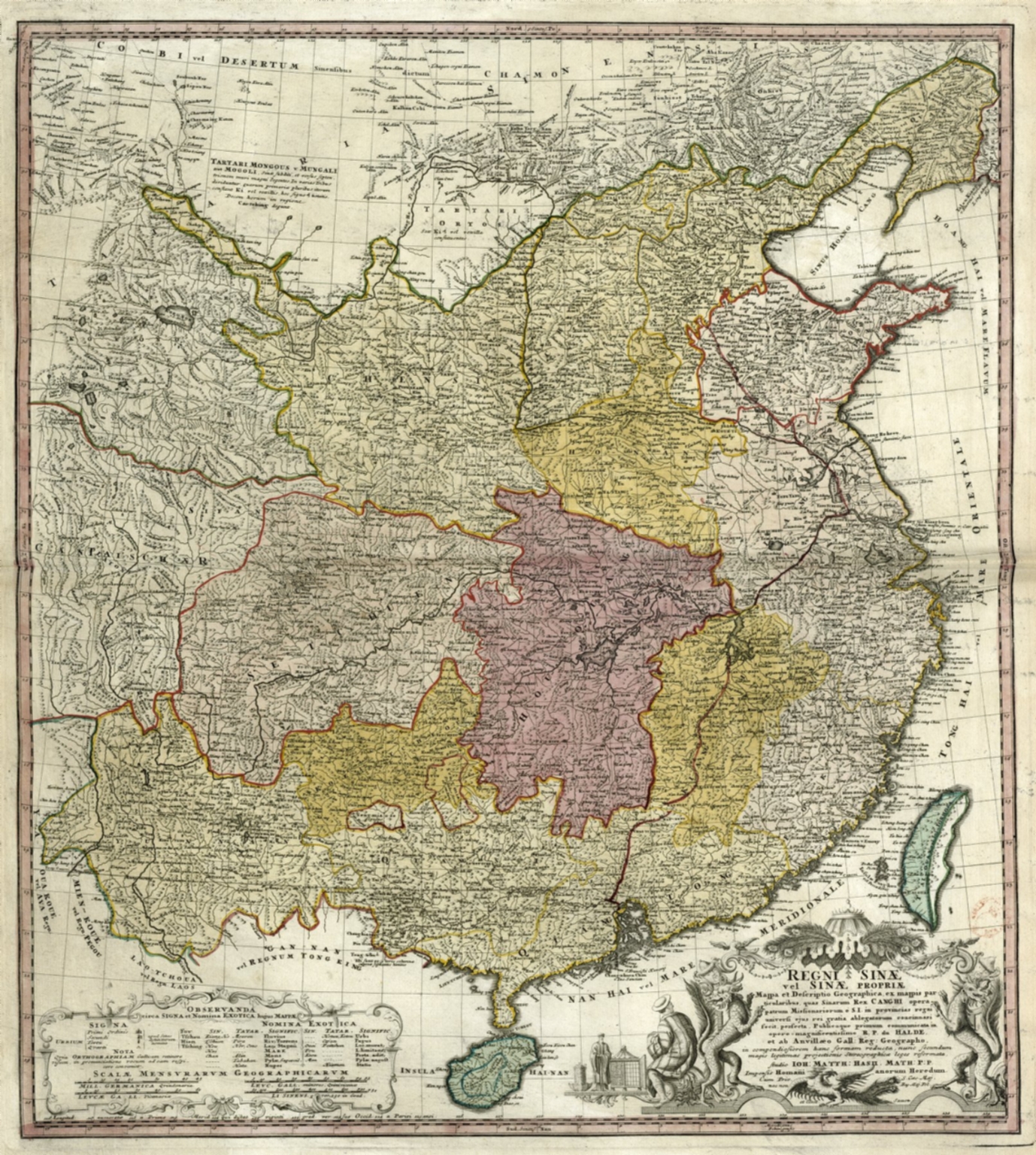 Map of China, and a description of the work of missionaries in China
