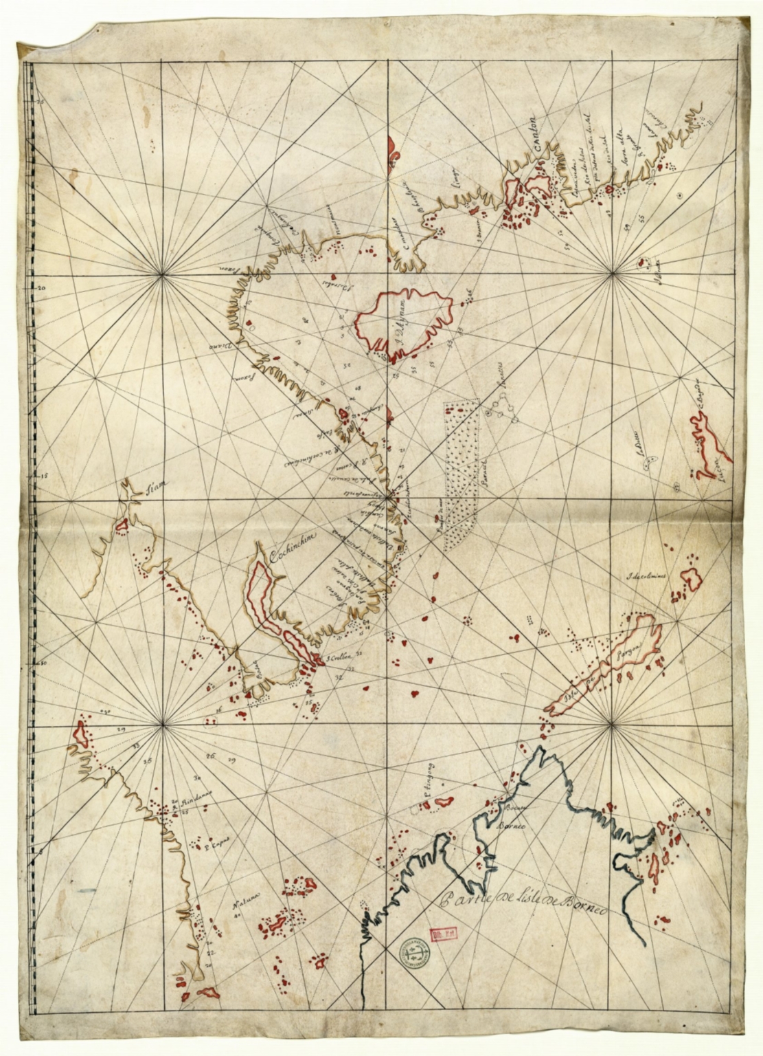 [Carte française de la Mer de Chine et du Golfe de Siam]