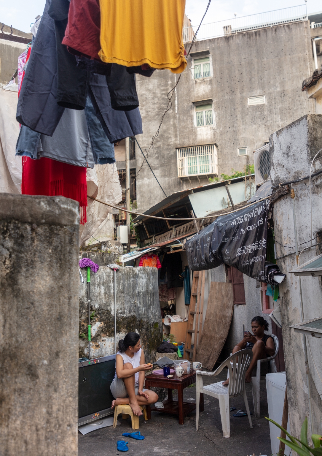 茨林圍，菲律賓外勞租客